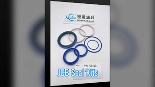 Video showcase of various JCB hydraulic seal repair kits. 
